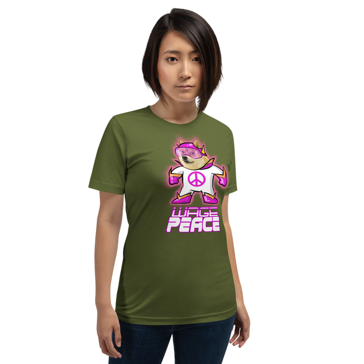 Pink Peace Doge T-Shirt